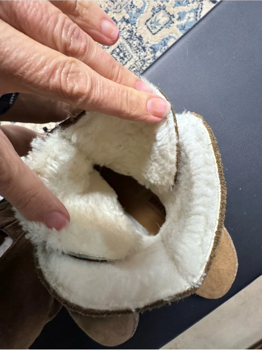 Birkenstock suede exterior